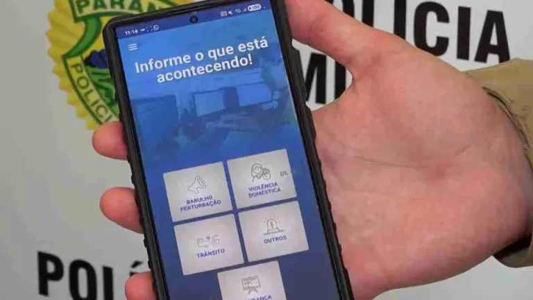 Aplicativo da PM do Paraná facilita acionamento da polícia em emergências