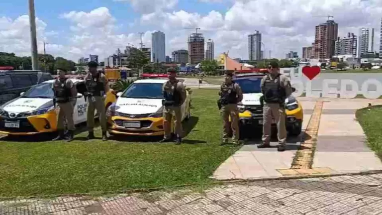 Operação Força Total reforça policiamento em áreas com maior incidência de crime em Toledo