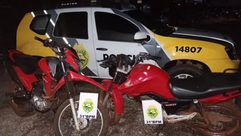 Atendimento a idosa leva polícia a localizar motos furtadas em residência de Terra Roxa