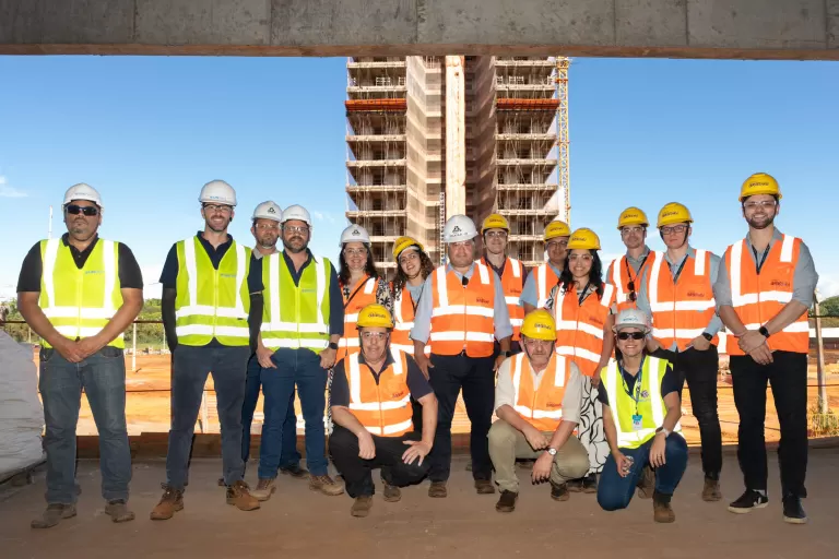 Itaipu acompanha avanço das obras do campus da Unila em Foz do Iguaçu