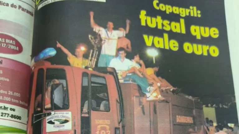 Quando o futsal da Copagril virou ouro em Marechal Rondon
