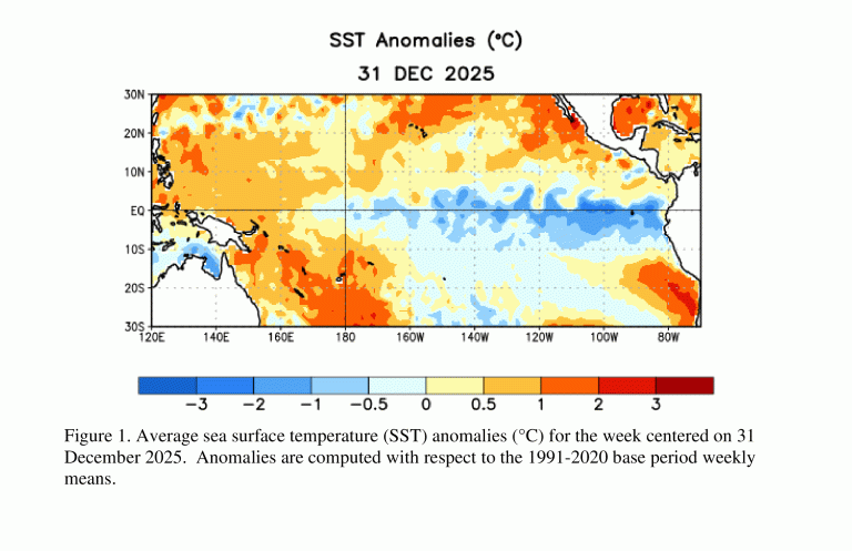NOAA projeta fim da La Niña e prevê retorno do El Niño no segundo semestre