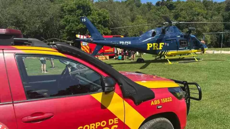 Criança de três anos é resgatada após afogamento