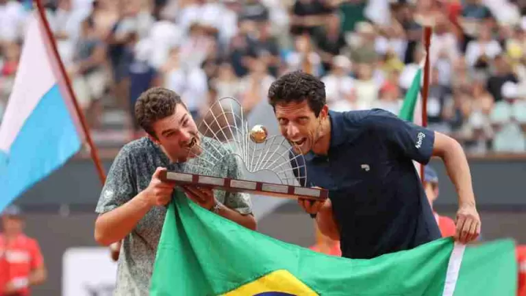 Os brasileiros João Fonseca e Marcelo Melo conquistam título de duplas do Rio Open