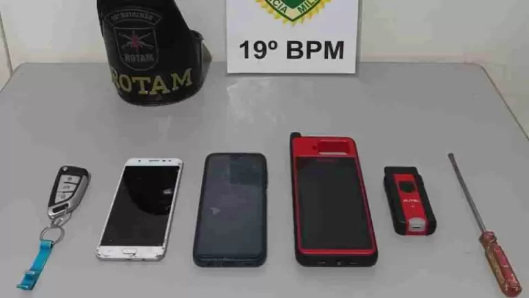 Três pessoas são presas ao tentar furtar caminhonete no Centro de Toledo