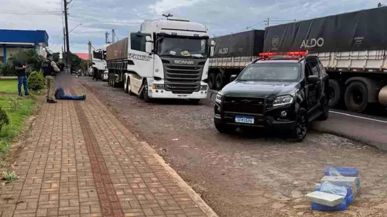 Caminhoneiro é preso com dez quilos de cocaína na BR-163
