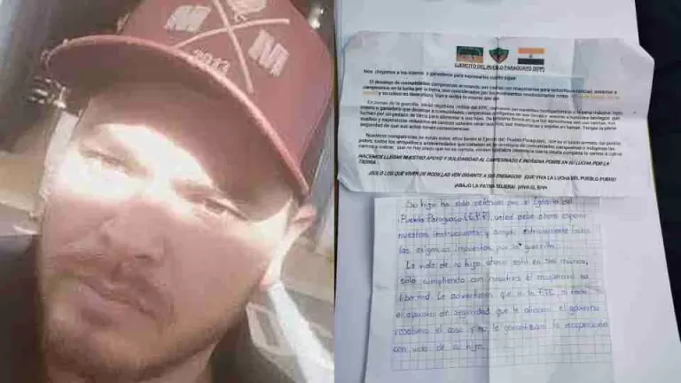 Filho de brasileiros é sequestrado no Paraguai; confira bilhete deixado por facção