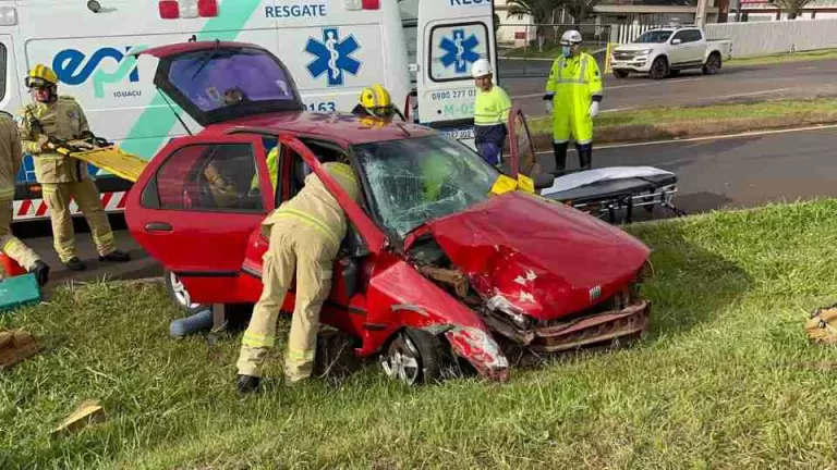 O que a PRF sabe sobre batida frontal que deixou seis feridos na BR-277