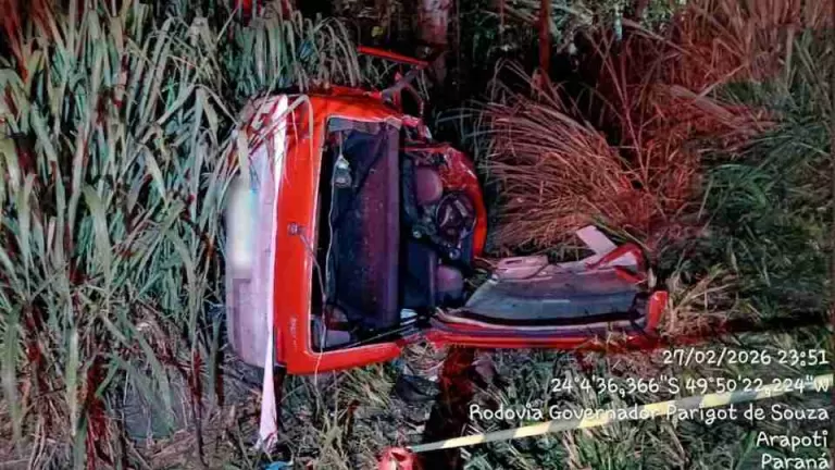 Acidente na PR-092 termina com um morto e três feridos