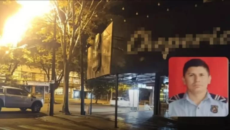Policial morre após ataque a tiros em lanchonete de Salto del Guairá