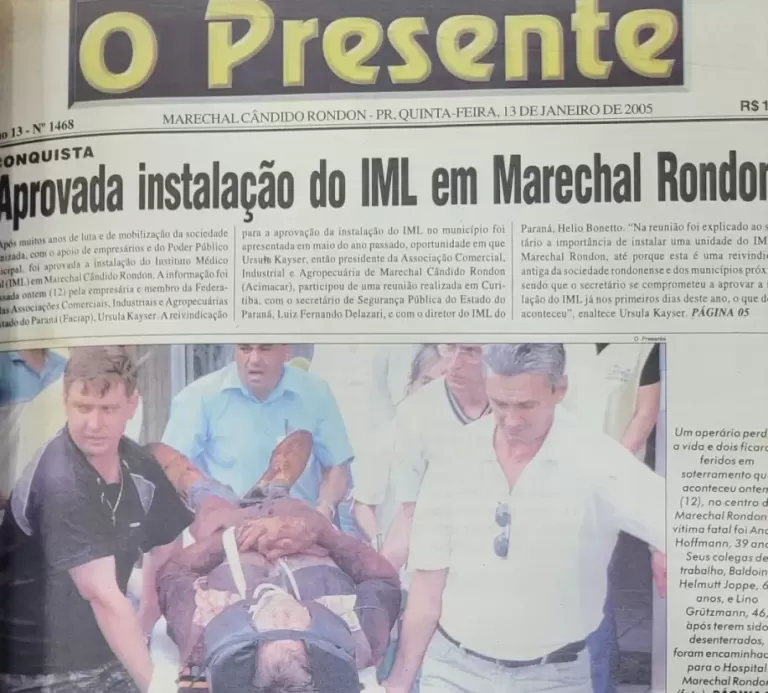 A luta que resultou na implantação de IML em Marechal Rondon