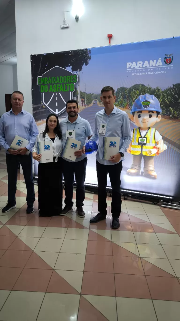 Marechal Rondon recebe o certificado de Embaixador do Asfalto