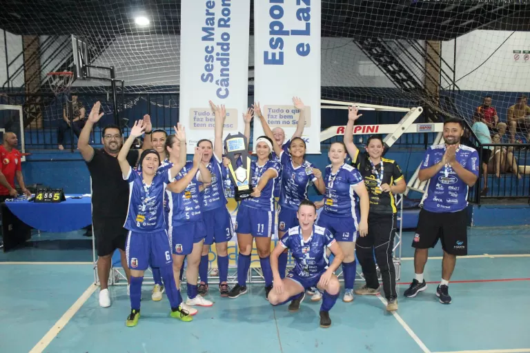 Nova Santa Rosa vence Mercedes nos pênaltis e conquista a Copa Sesc de Futsal Feminino