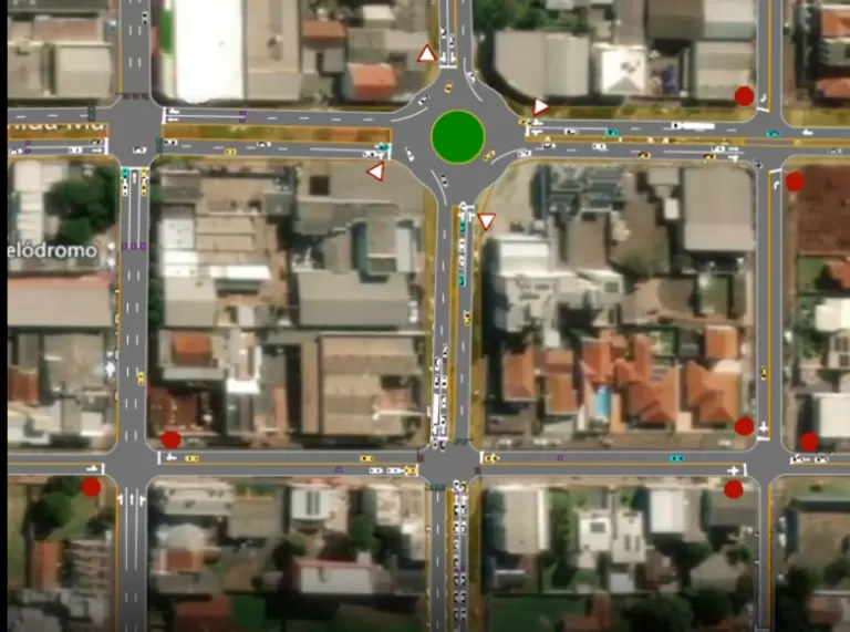 Semáforos no centro sofrem mudanças a partir desta segunda-feira em Toledo