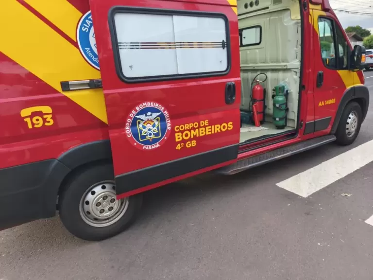 Mulher fica ferida em acidente no centro rondonense