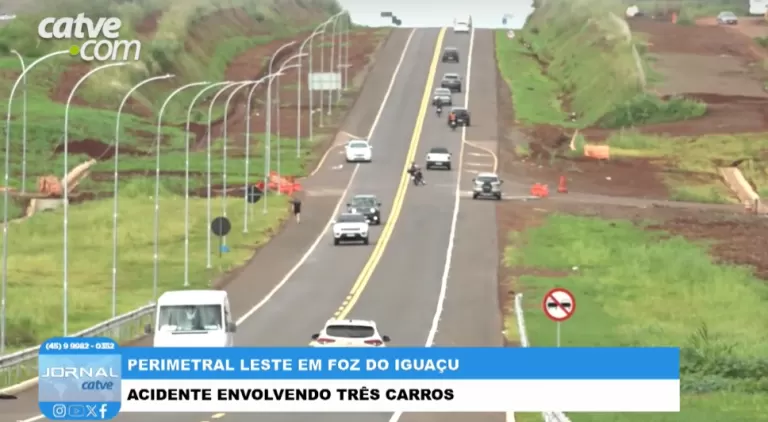 Imprudências no trânsito são registradas na Perimetral Leste