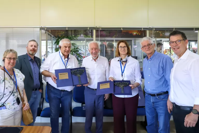 No Show Rural, Darci Piana apresenta potencial do biogás no Paraná à comitiva alemã