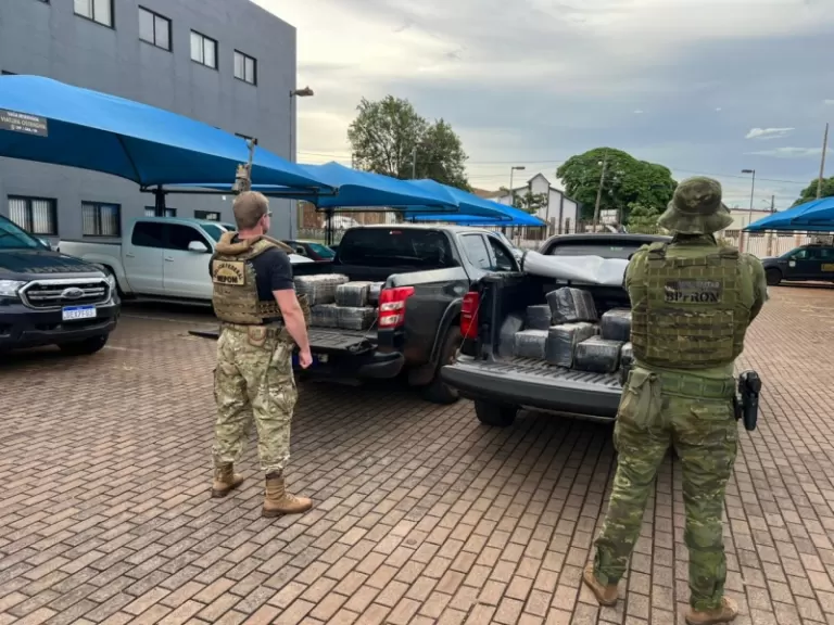 Polícia localiza 260 quilos de maconha dentro de residência em Mercedes