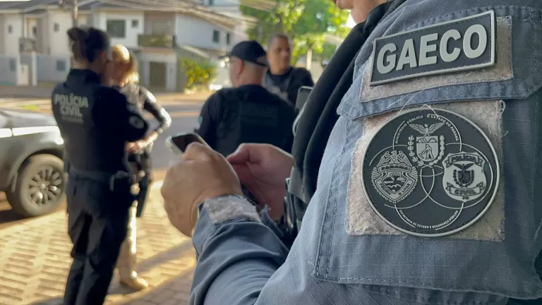 Gaeco, com apoio da Denarc, realiza operação em Cascavel