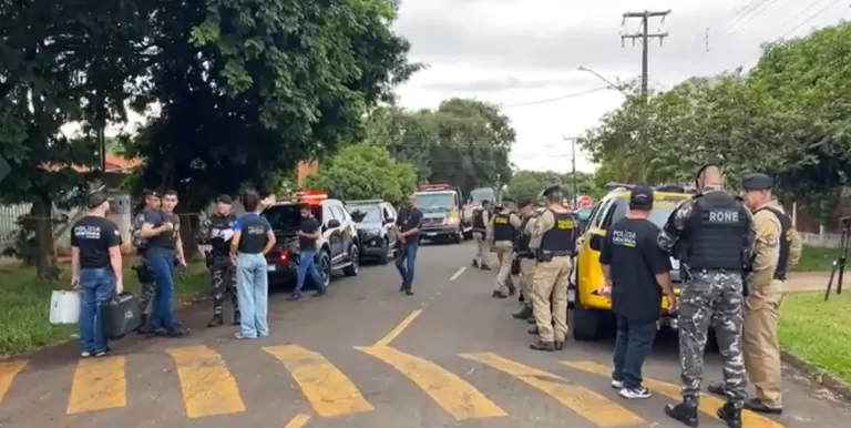 Dois homens morrem em operação contra “Piratas do Asfalto” em Santa Terezinha de Itaipu