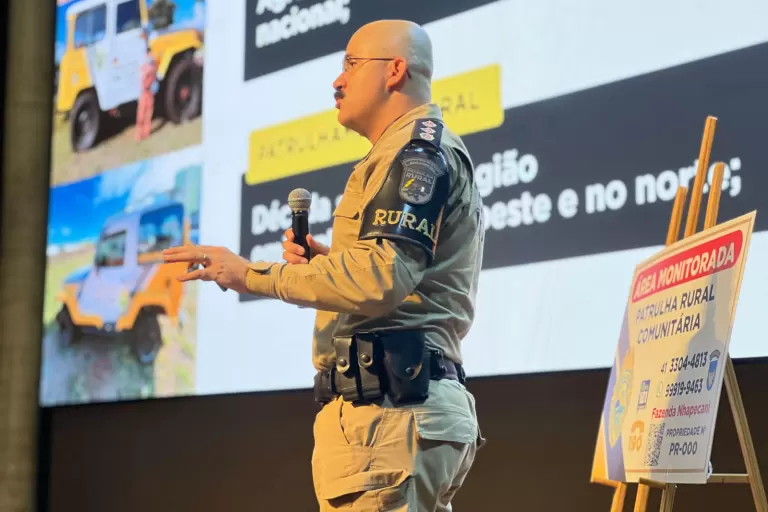 Paraná reduz roubos no campo em 79% e consolida modelo de segurança rural