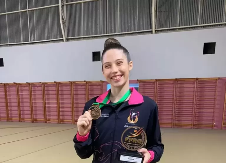Atleta rondonense conquista pódio no Campeonato Paranaense de Ginástica Rítmica