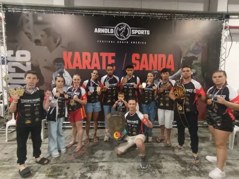 Equipe Power de Quatro Pontes conquista 2º lugar geral e soma 16 pódios no Arnold Sports South America
