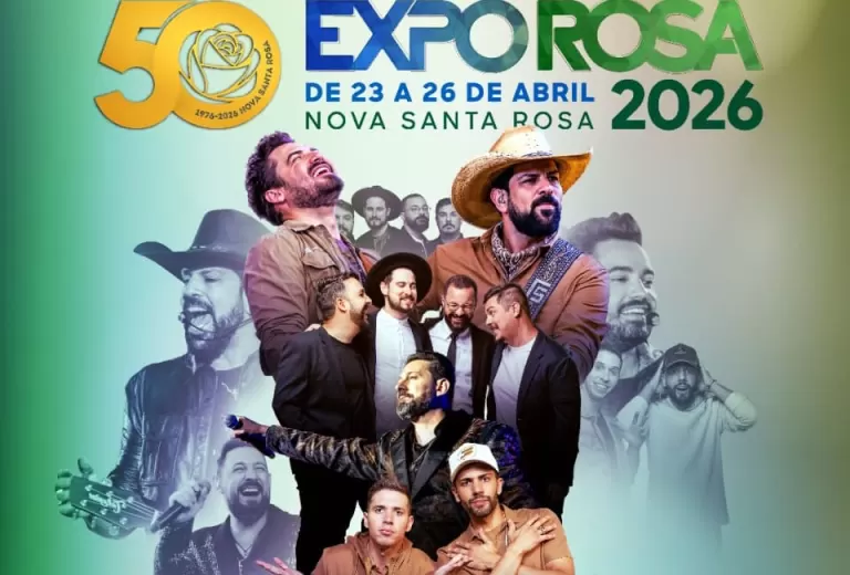 Expo Rosa 2026 terá quatro dias de festa e programação intensa em Nova Santa Rosa