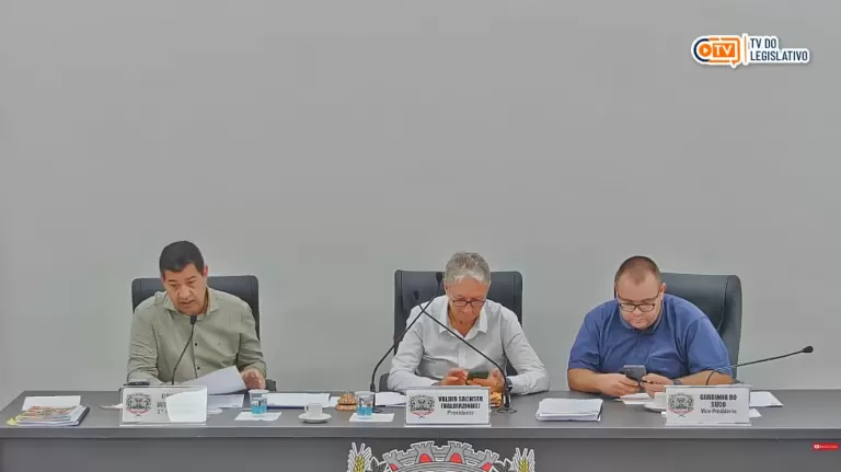 AO VIVO: acompanhe a sessão ordinária da Câmara de Vereadores de Marechal Rondon