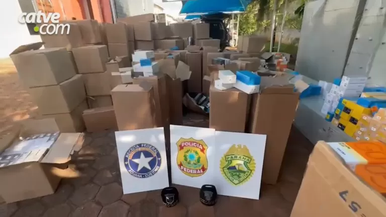 Carga de R$ 10 milhões em celulares é apreendida pela Polícia Federal na BR-369