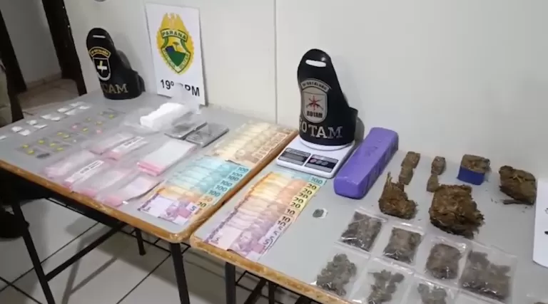 Operação com helicóptero termina com apreensão de grande quantidade de drogas em Toledo