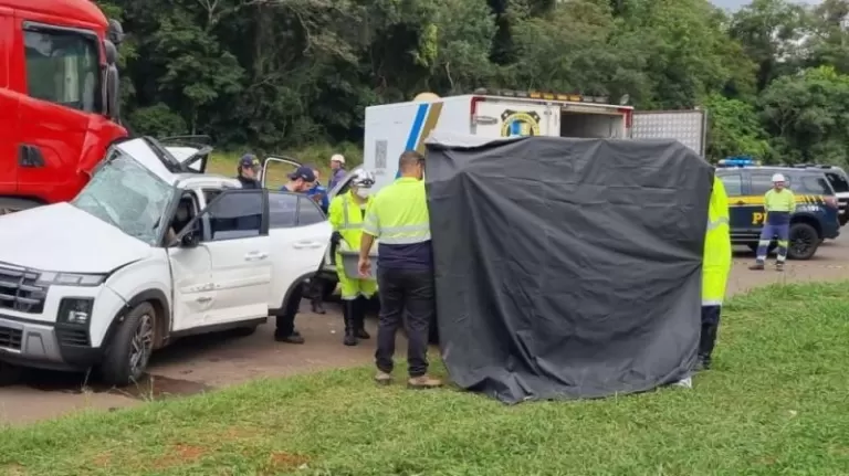 Família de caminhoneiro relata impacto emocional após acidente na BR-277 em Céu Azul