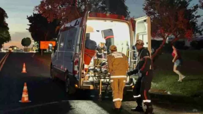 Motociclista fica ferida após acidente na PR-488 em Santa Helena