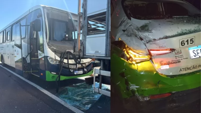 Município de Guaíra esclarece dois acidentes envolvendo veículos da Saúde durante transporte de pacientes