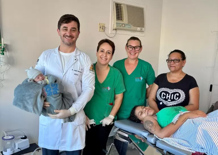 Hospital de Nova Santa Rosa registra nascimento de bebê com 39 semanas de gestação