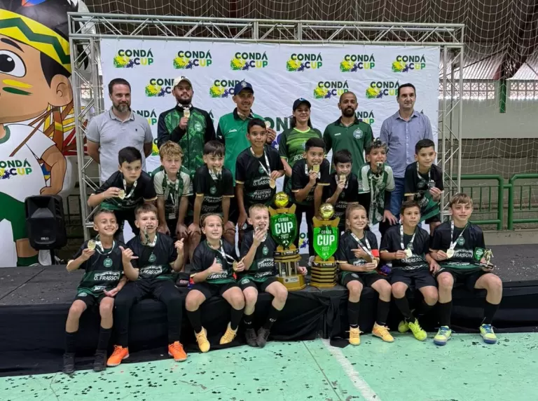 Sub-11 da Escola Coxa conquista Condá Cup Fut7 de maneira invicta
