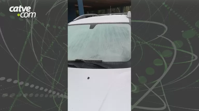 Moradores registram geada no Oeste do Paraná