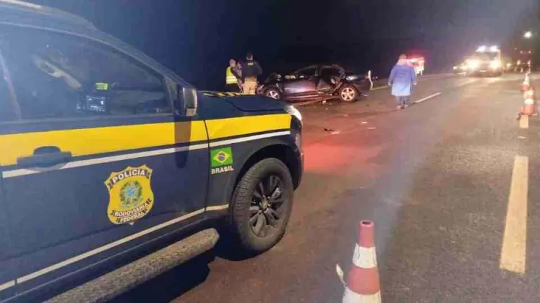 Duas pessoas morrem e seis ficam feridas em grave acidente na BR-369