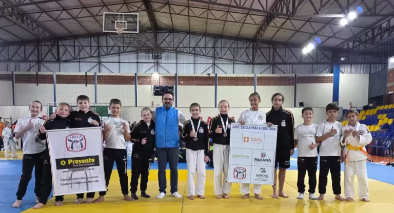 Projeto social de judô de Marechal Rondon conquista destaque em competição realizada em Peabiru