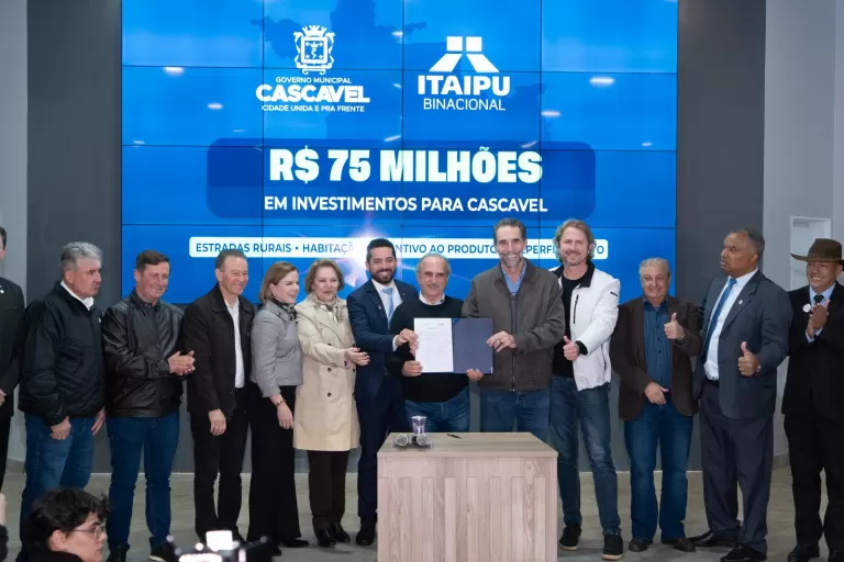 Itaipu anuncia investimentos em infraestrutura e habitação para o Oeste paranaense