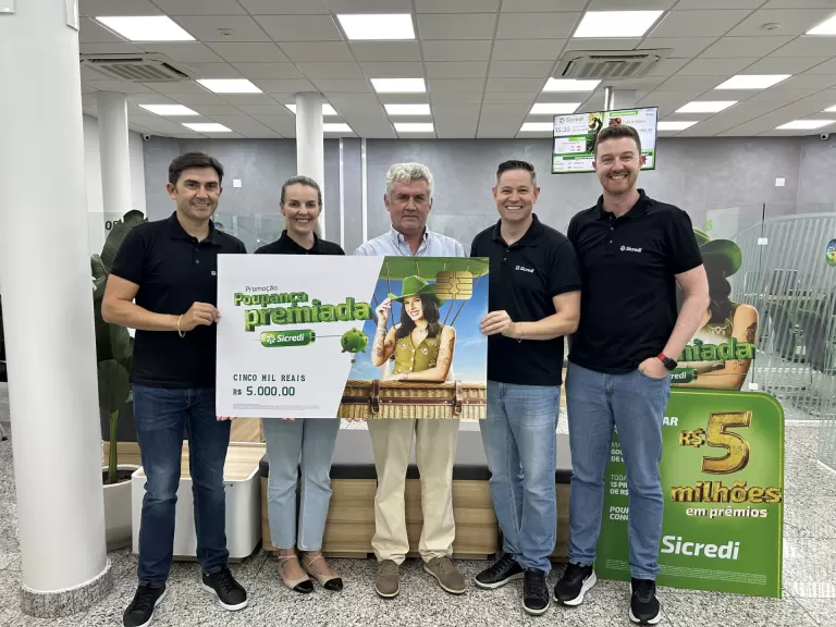 Poupança Premiada Sicredi sorteia R$ 1 milhão em julho