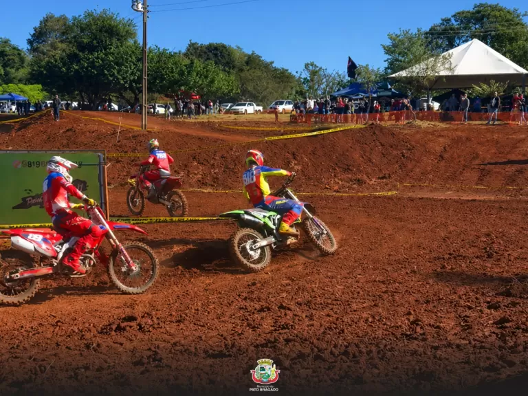 Motocross movimentou Pato Bragado com grandes disputas no fim de semana