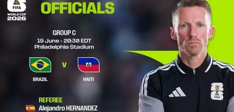 Árbitro espanhol apitará Brasil x Haiti pela segunda rodada da Copa do Mundo