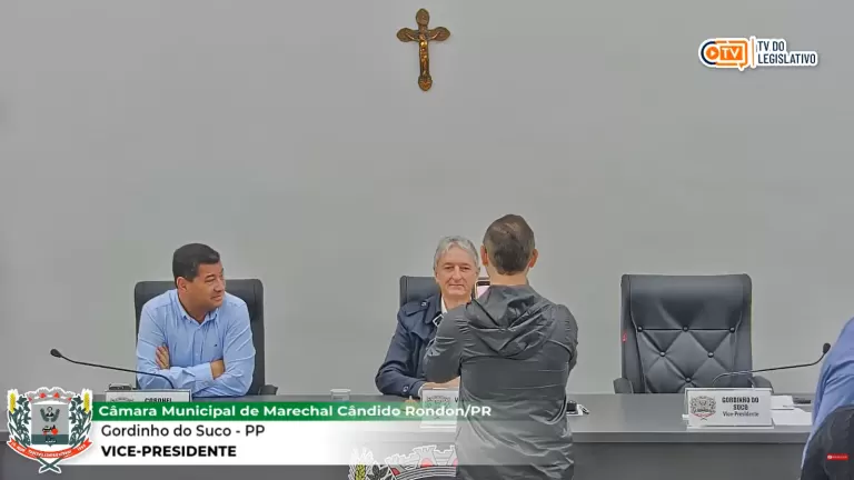 AO VIVO: acompanhe a sessão ordinária da Câmara de Vereadores de Marechal Rondon