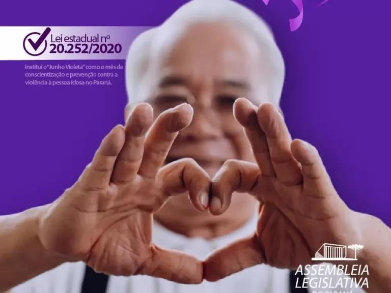 Junho Violeta marca o combate à violência contra a pessoa idosa no Paraná