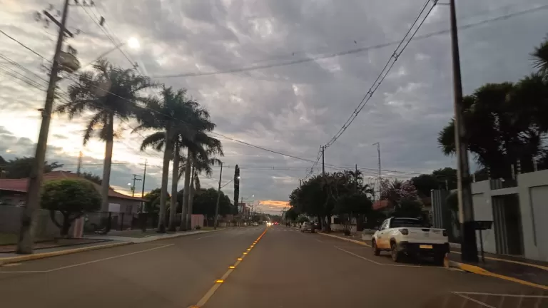 Massa de ar polar chega ao Paraná, derruba temperaturas e traz pico de frio para Marechal Rondon na quarta-feira