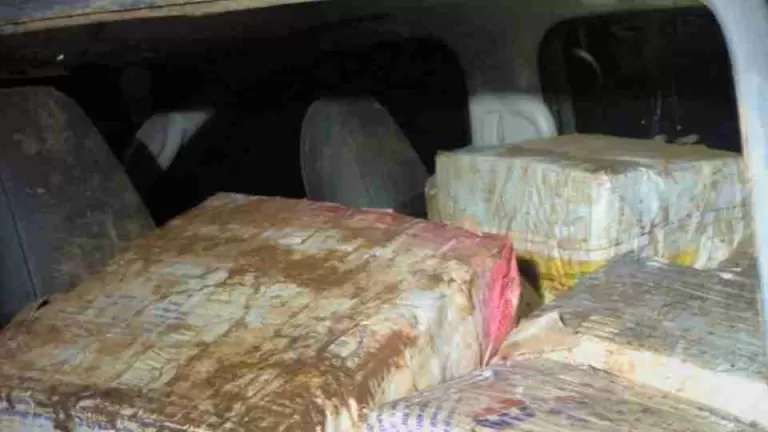 Mais de 1,2 tonelada de maconha é apreendida após perseguição em Santa Helena