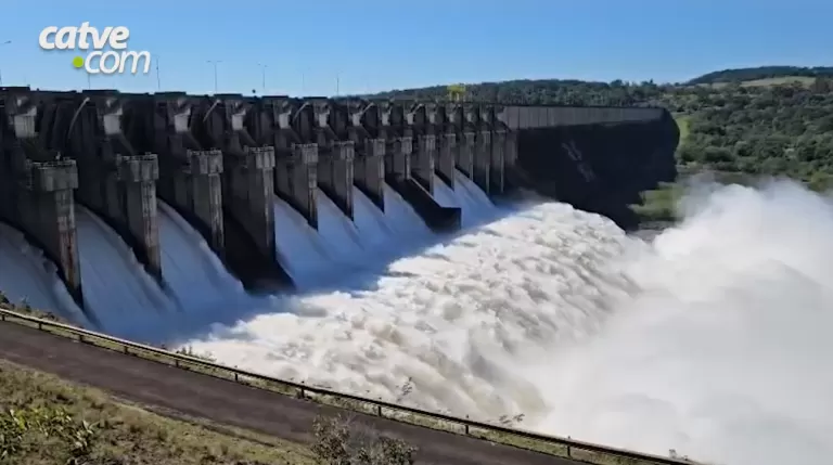 Chuvas elevam nível do Rio Iguaçu e Copel abre comportas de três usinas hidrelétricas